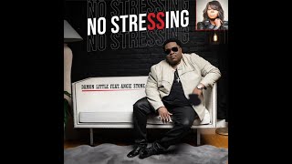 Damon Little  No Stressing ft Angie Stone Lyrics Video [upl. by Airetas]