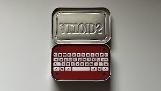 building a keyboard into an Altoids tin [upl. by Elmer53]