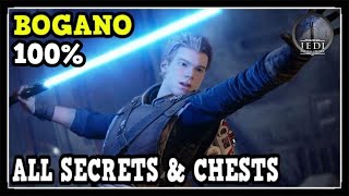 Jedi Fallen Order Bogano All Secrets amp Chests Locations 100 Collectibles Guide [upl. by Ryann975]