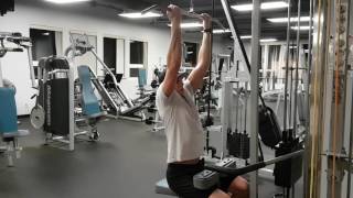 Close Grip Pulldown Palms Up  DC FIT [upl. by Shirlene970]