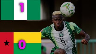 Nigeria vs Guinea Bissau 1 0 at fulltime Match Highlights Nigeria qualifies to next stage [upl. by Arramahs]