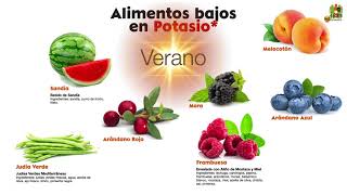 🌻 Alimentos de Temporada bajos en Potasio de Verano [upl. by Gibun]