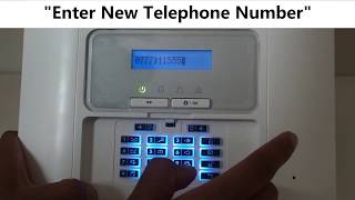 How To Add amp Change Telephone Numbers on a Visonic Powermaster 30 [upl. by Gilder]