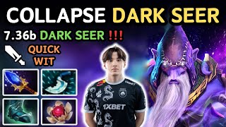 🔥 COLLAPSE DARK SEER Offlane Highlights 736b 🔥 Offlane GOD  Dota 2 [upl. by Areivax92]