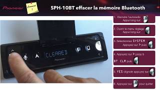 SPH10BT Comment effacerréinitialiser la mémoire Bluetooth [upl. by Martelli]