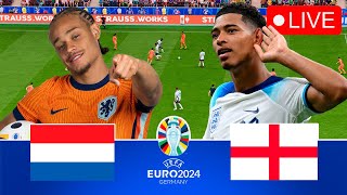 Netherlands vs England Live  UEFA Euro 2024  Full Match amp EAFC 24 Gameplay [upl. by Renmus]