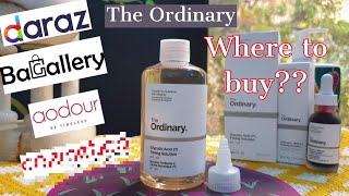 Ordered The Ordinary Skin Care Products online from Cozmetica  My Experience [upl. by Gillman]