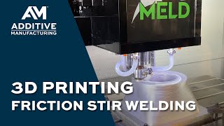 3D Printing From Metal Barstock Using Friction Stir Welding [upl. by Ecikram540]