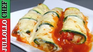 CANELONES DE CALABACÍN Y ATÚN HUERTA Y MAR EN 1 RECETA [upl. by Evot]