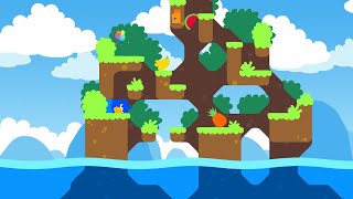 Snakebird Complete Gameplay 🐦 Nintendo Switch  Clever puzzler [upl. by Ahsile]