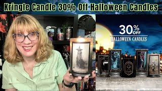 Kringle Candle 30 Off Halloween Candles [upl. by Esirehc]