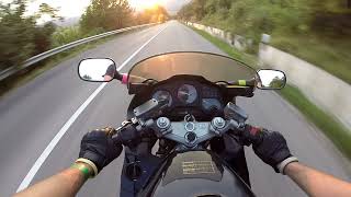 VFR 750 RC36 sundown cruise  raw V4 sound [upl. by Lehman114]