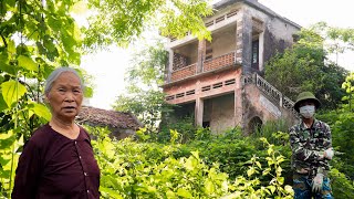 90yearold womans milliondollar mansion abandoned for 70 years  Clean the house for the old lady [upl. by Adehsor264]