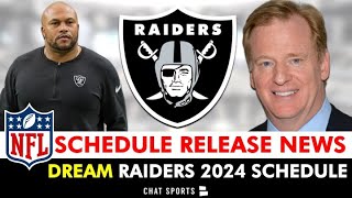 Raiders Schedule News  DREAM 2024 Las Vegas Raiders Schedule With Antonio Pierce amp Tom Telesco [upl. by Opportina315]