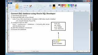 Connect Db2 LUW database using Oracle SQL Developer [upl. by Annelak437]