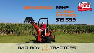 Bad Boy Tractors at Apple Farm Service [upl. by Ashatan]