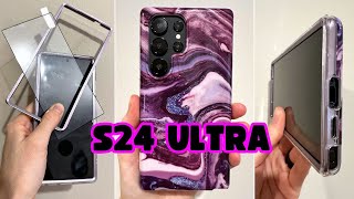 Gviewin S24 Ultra Case with Screen  Lens Protectors  Full Demo  Review [upl. by Eltsyrk]