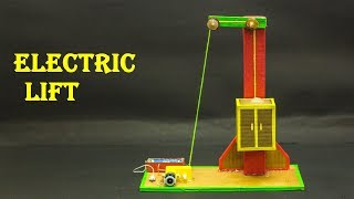 School Science Projects  Electric Lift [upl. by Ridglea197]