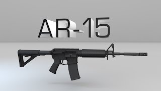 How An AR15 Rifle Works Part 1 Components [upl. by Arat437]