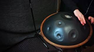 Emerald Handpan  E Harmonic Minor 10 note [upl. by Yelnoc620]