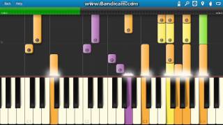 Twin Peaks Theme Song Piano Tutorial  How to play  Synthesia [upl. by Noam9]