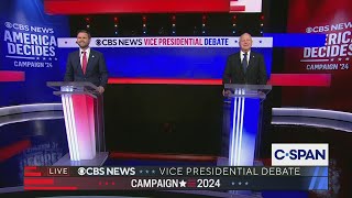 CBS News Vice Presidential Debate Simulcast [upl. by Clementis253]