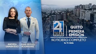 Noticiero de Quito Primera Emisión 141124 [upl. by Marcus888]