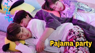 BTS Pajama party 🥳  Part1 [upl. by Shelton]