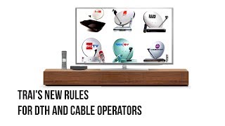 TRAI new rules for DTH Why consumers have to take note [upl. by Aynam588]