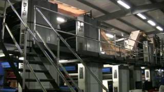 Global Web Systems G140 printing Press [upl. by Anerdna]