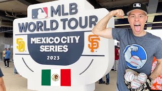 Home run INSANITY in Mexico City Catching 13 baseballs at my 62nd MLB Stadium [upl. by Myra454]