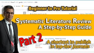 Systematic Literature Review using PRISMA A StepbyStep Guide PART 2 Handson Experience [upl. by Festus]