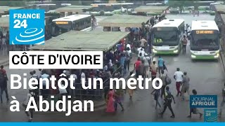 Côte dIvoire  lancement de deux grands projets dinfrastructures à Abidjan • FRANCE 24 [upl. by Kinnie]