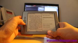 eReader Kindle 4 análisisreview 22 720p eSavants vídeos [upl. by Yeargain]