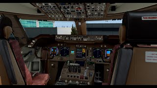 Boeing 747400ERF on a Short Runway koreanair boeing747 flightsim [upl. by Angid152]