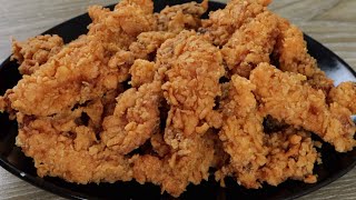 Secret for the Best Crispy Fried Chicken Recipe with Basic Ingredients [upl. by Lerual]