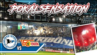 Vlog Arminia Bielefeld  Union Berlin  Bielefeld schafft das Pokalwunder [upl. by Neersan]