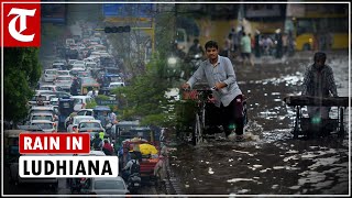 Premonsoon showers in Ludhiana water accumulates at various places [upl. by Roxie]