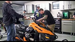 Heath Frisbys SkiDoo Summit XM Turbo Install [upl. by Island92]