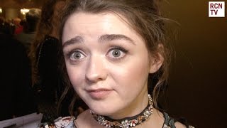 Doctor Who Maisie Williams Interview  Killing Clara amp Peter Capaldi [upl. by Jolynn]