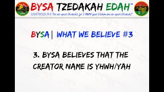 BYSA  WHAT WE BELIEVE  3  101524 [upl. by Buttaro]