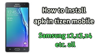 How to Install Apk in Tizen using Androzen Pro  Samsung z2z3z4 shorts [upl. by Audwen251]