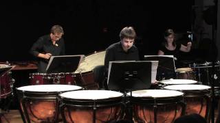 Iannis Xenakis  Idmen B for percussion ensemble III [upl. by Atikaj344]