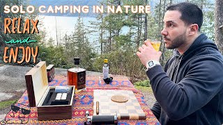 Squamish Kanadada rahatlatıcı solo kamp videosu  ASMR [upl. by Willetta]