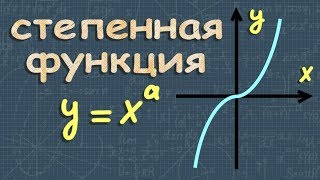 СТЕПЕННАЯ ФУНКЦИЯ график степенной функции [upl. by Sauder]