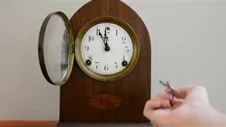 Winding The Sessions Mantle Clock  Tutorial [upl. by Portwin]