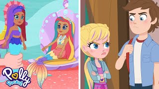 Polly Pocket Full Episodes  Pierce Ruins the Mermaid Queen Show 🧜🏻‍♀️  30 Minutes  Kids Movies [upl. by Aivull]