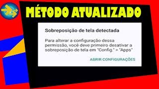 Como tirar a quot SOBREPOSIÇÃO DE TELAquot para SEMPRE usando um aplicativo no Android [upl. by Atiuqel]