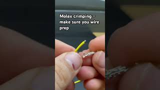 Molex crimping molex diy [upl. by Salomone]