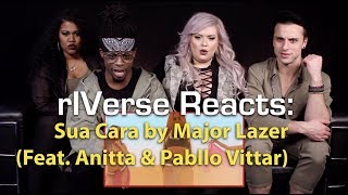 rIVerse Reacts Sua Cara by Major Lazer Feat Anitta amp Pabllo Vittar  MV Reaction [upl. by Linkoski886]